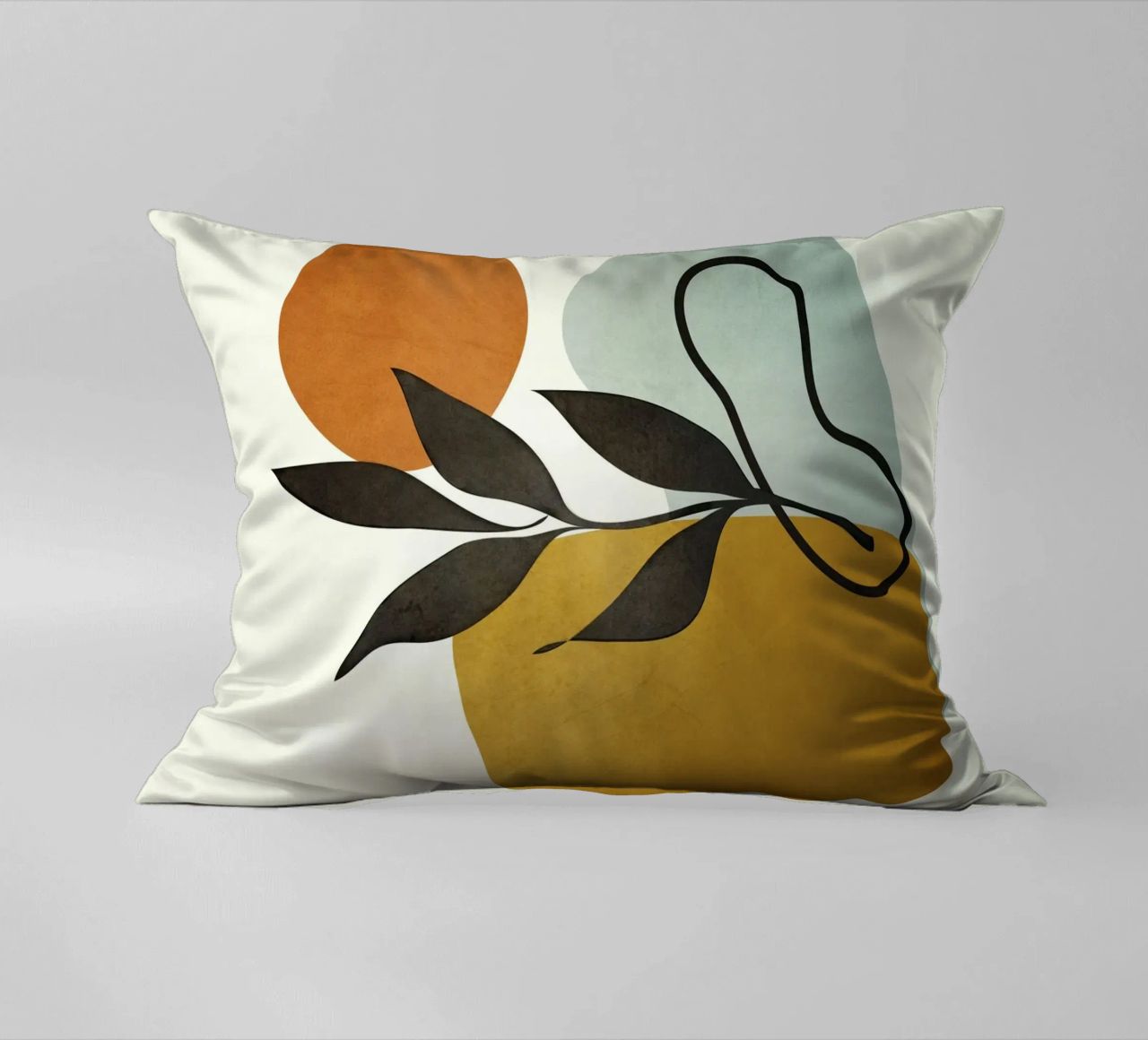 Soft Abstract Small Leaf cuscino da cityart