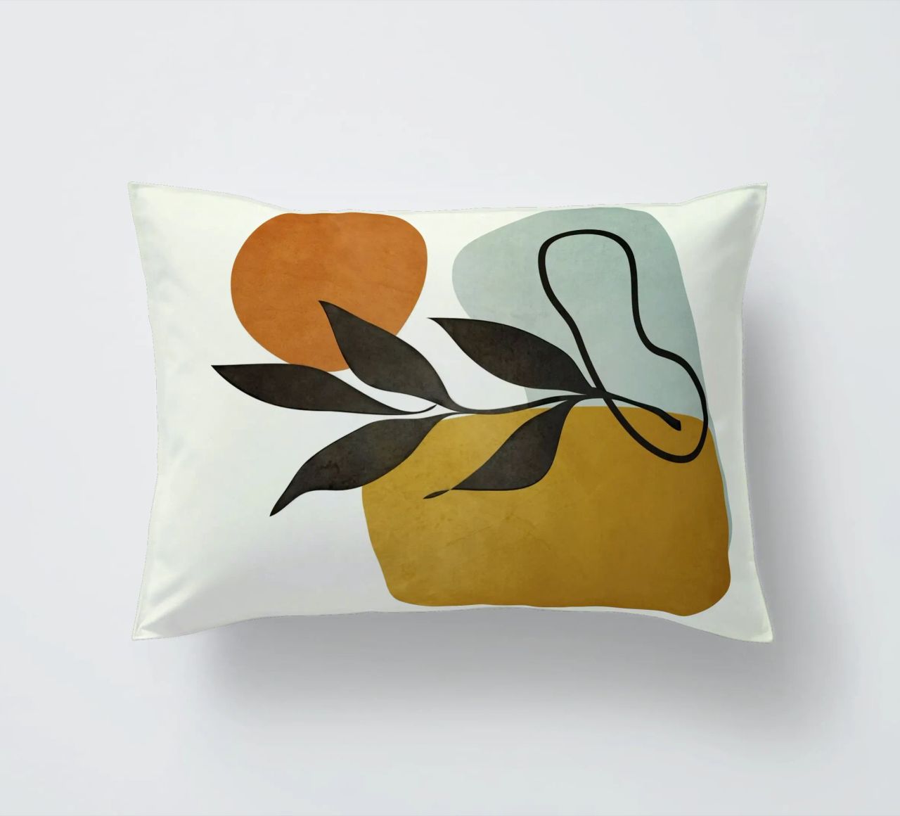 Soft Abstract Small Leaf cuscino da cityart