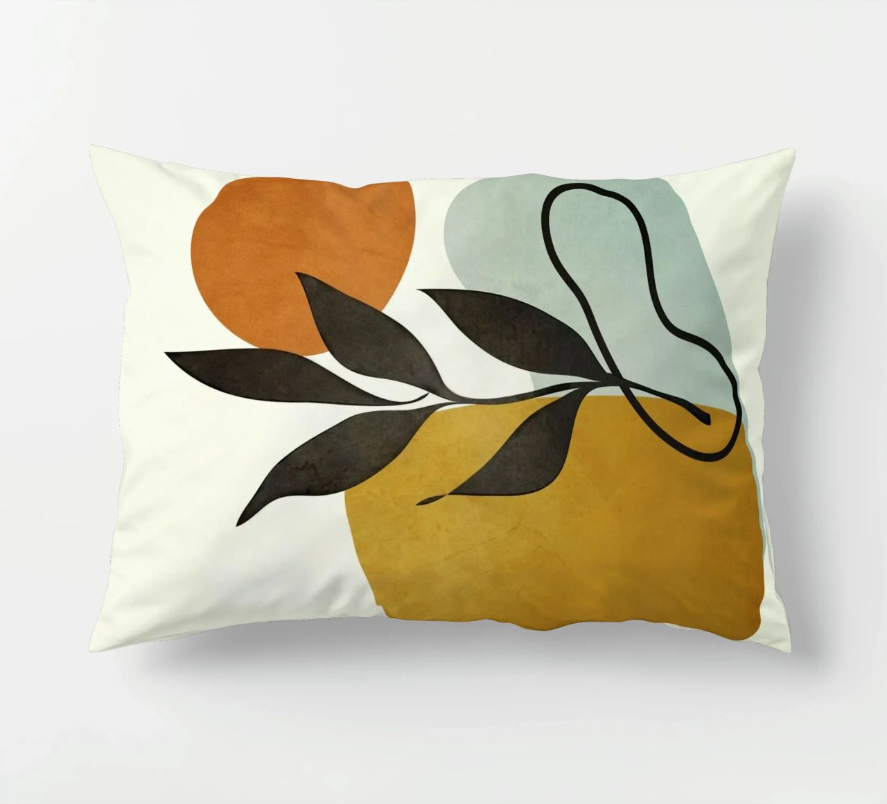 Soft Abstract Small Leaf cuscino da cityart