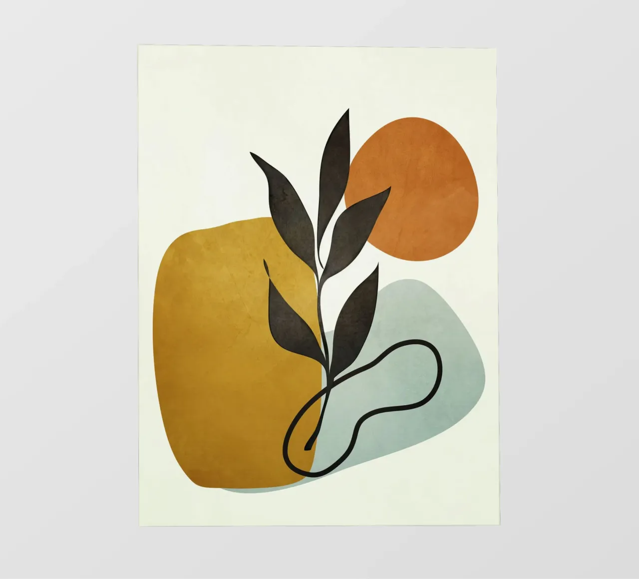 Soft Abstract Small Leaf telo in pvc da cityart