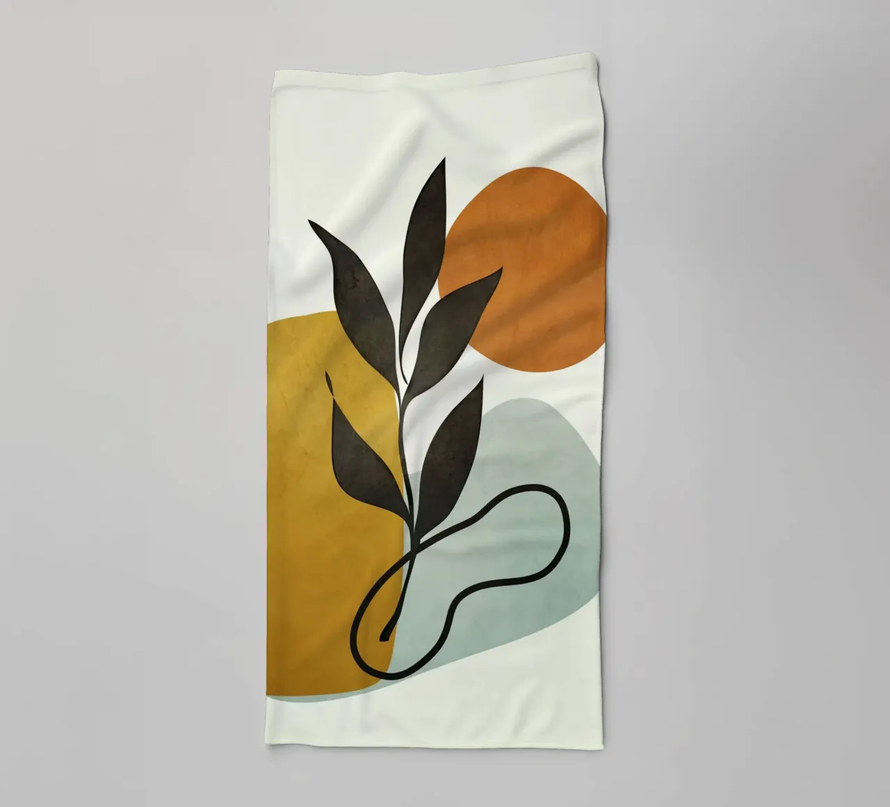 Soft Abstract Small Leaf asciugamano da bagno da cityart