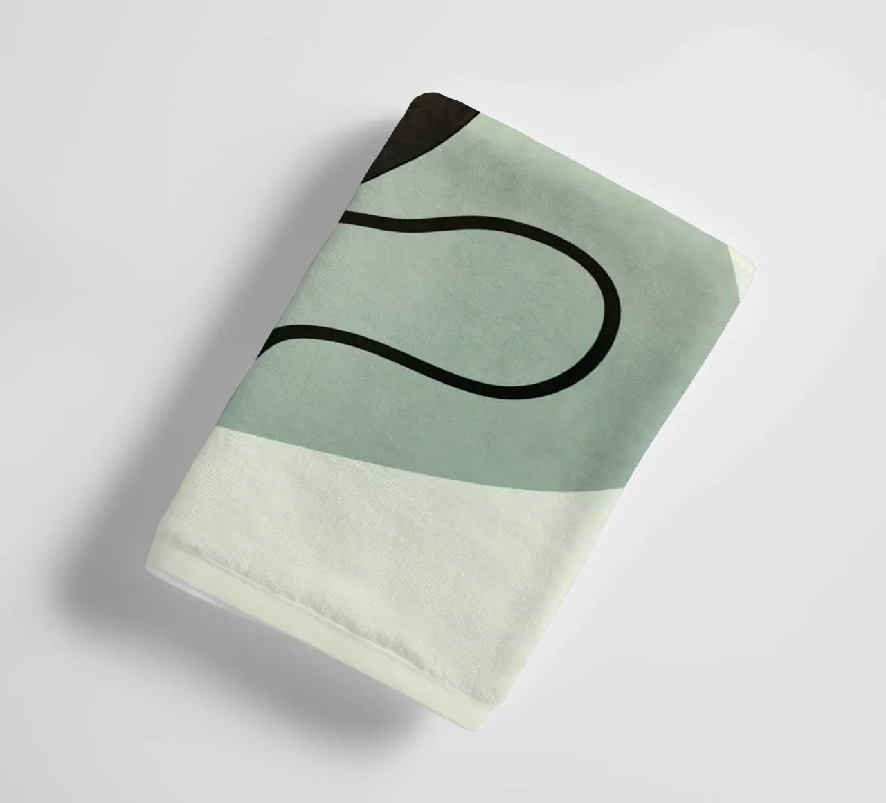 Soft Abstract Small Leaf asciugamano da bagno da cityart