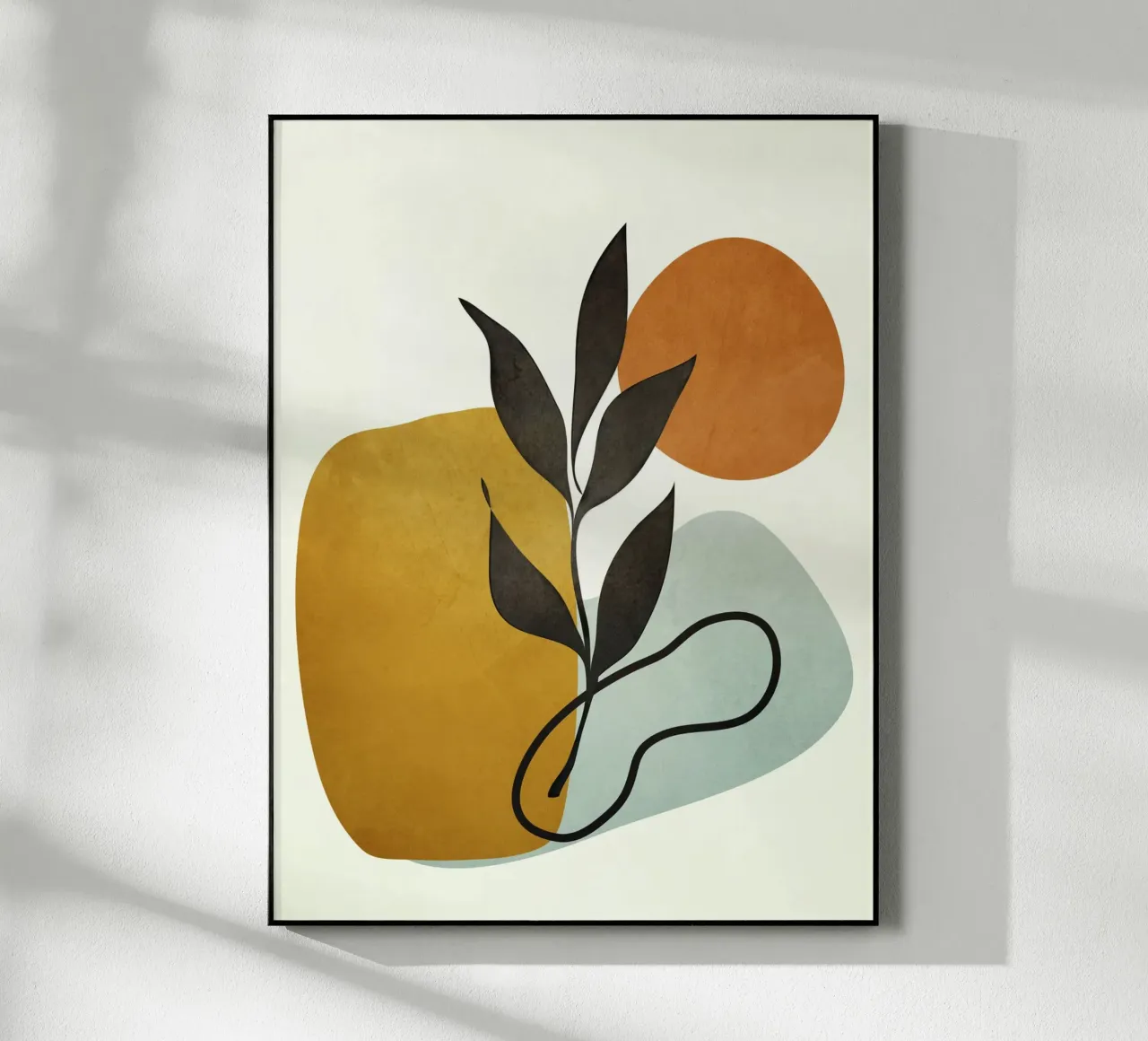 Soft Abstract Small Leaf plexiglass da cityart