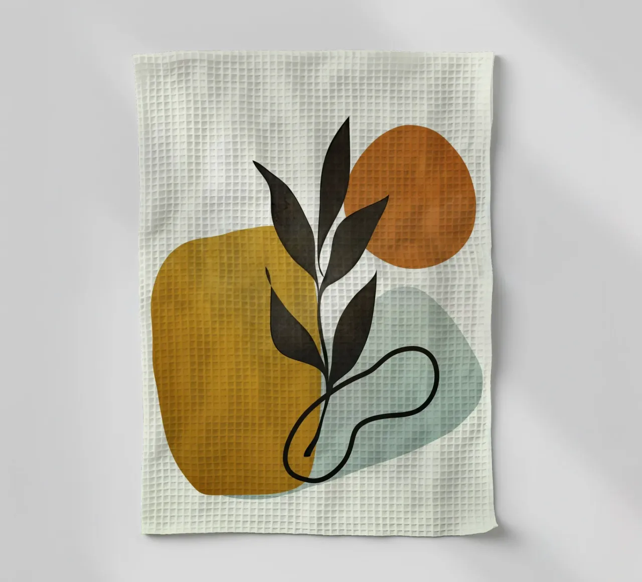 Soft Abstract Small Leaf torchon de cityart
