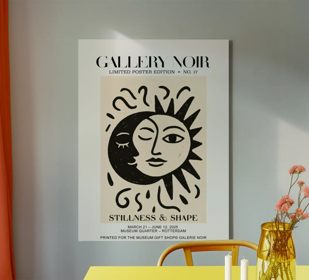 Gallery Noir No 17 tela con Cornice a cassetta da treechild