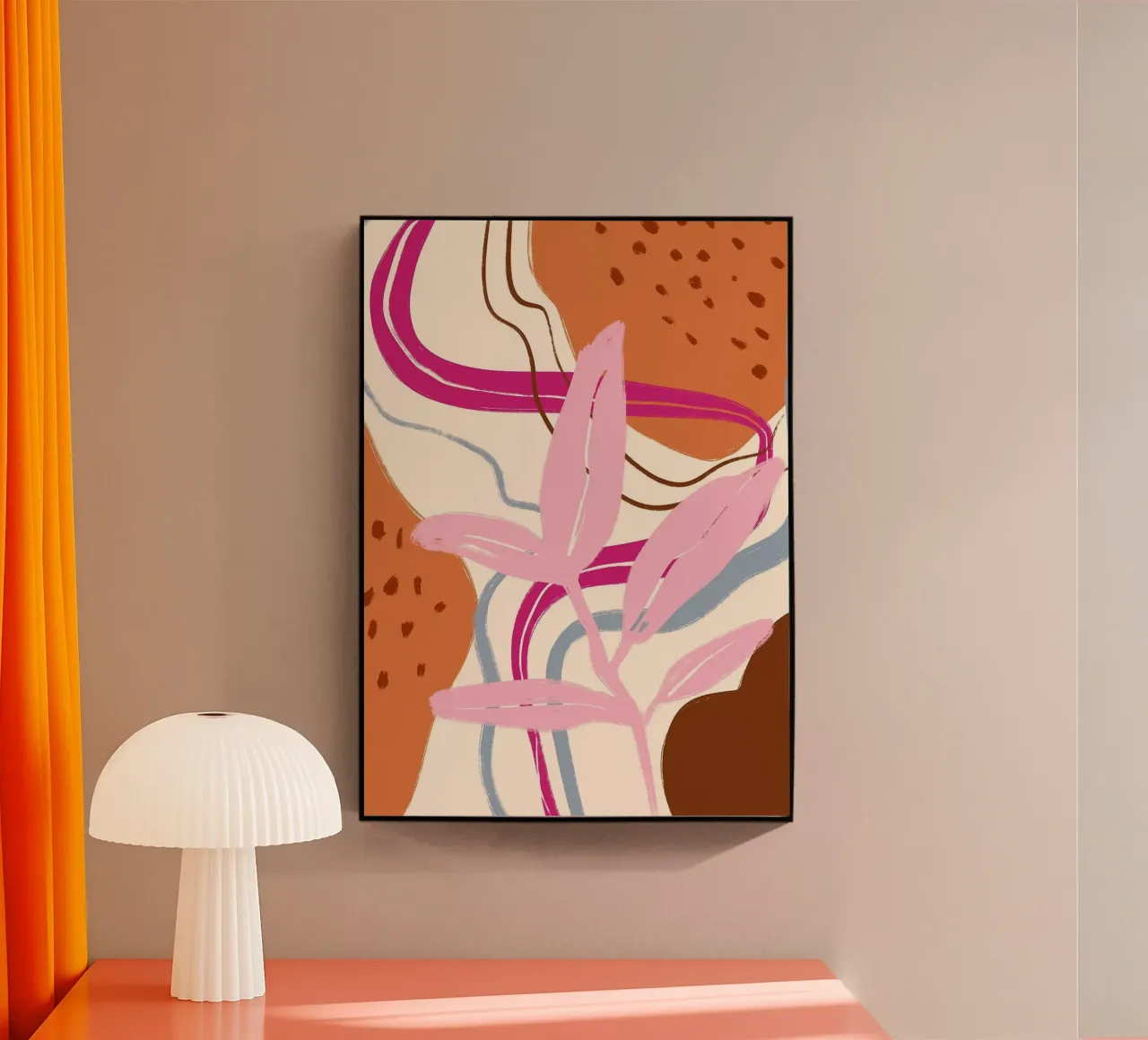 Art botanique abstrait plexiglas de Abstract Botanical Art