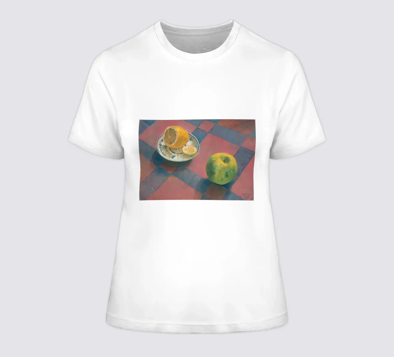 Kosjma Ssergej Petroff-Wodkin: Ein Apfel und eine Zitrone Frauen T-Shirt von ARTOTHEK