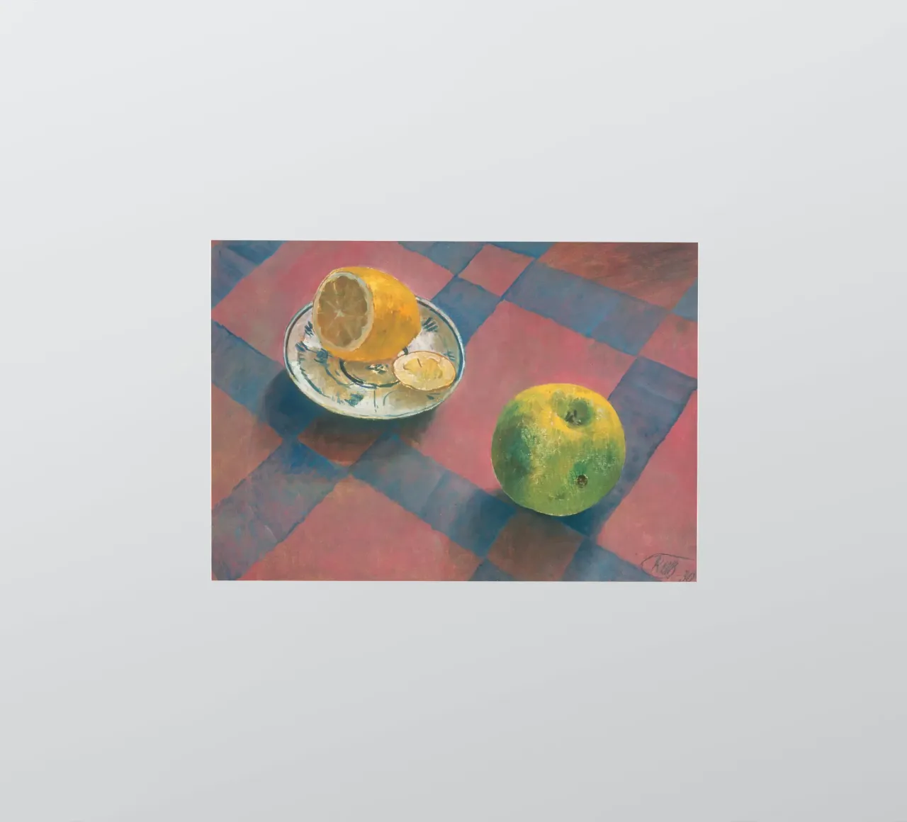 Kosjma Ssergej Petroff-Wodkin: Ein Apfel und eine Zitrone Sticker von ARTOTHEK