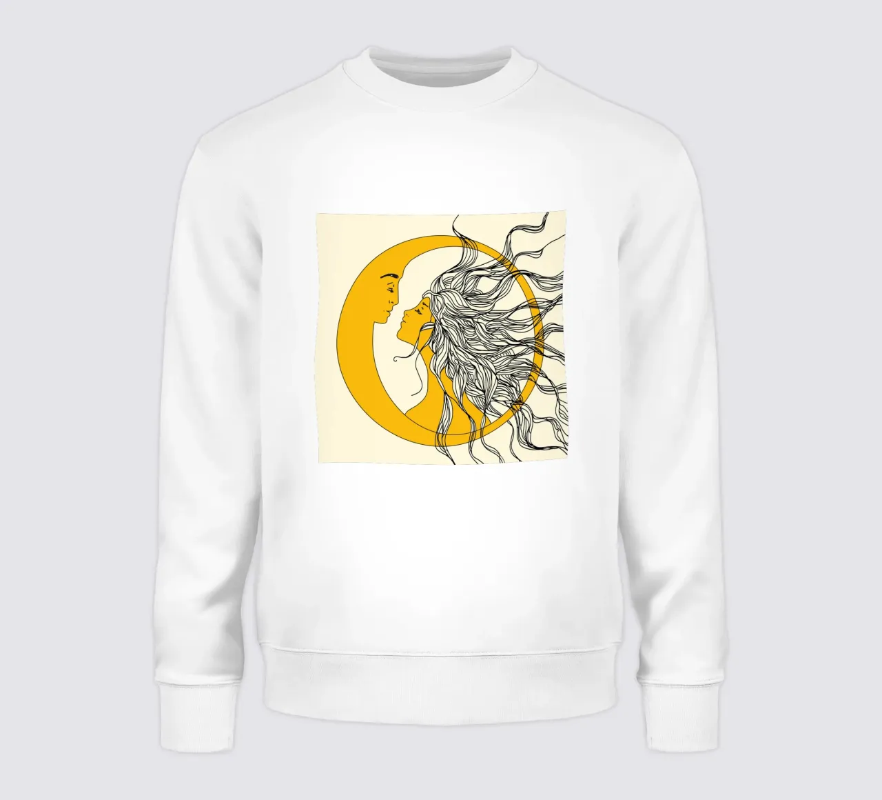 Sun and Moon felpa da Nadjaa