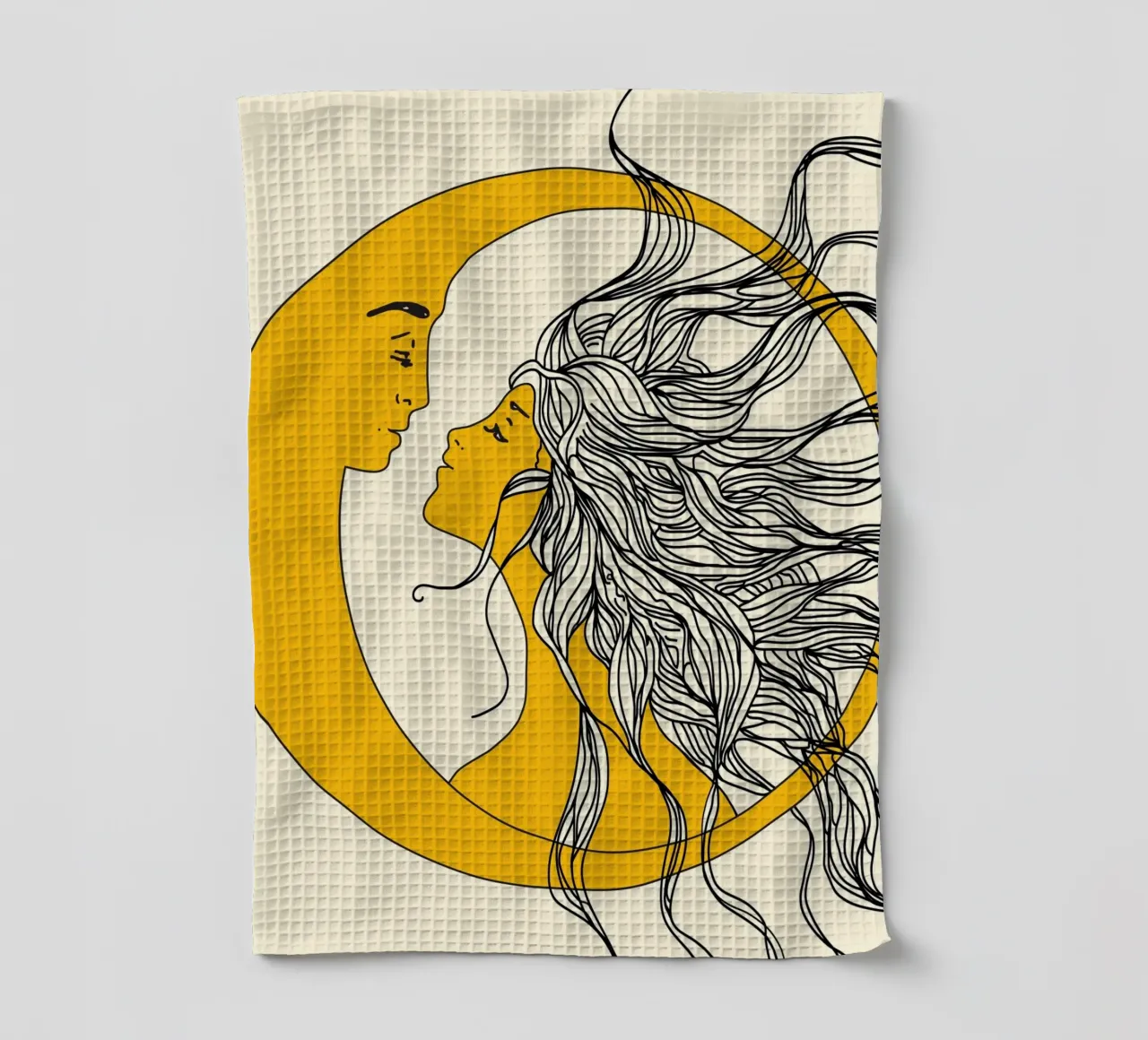 Sun and Moon canovaccio da cucina da Nadjaa