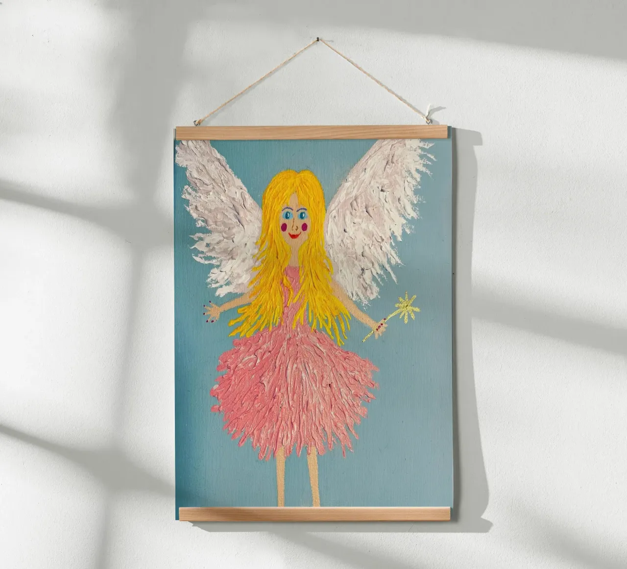 La fata Isabella poster con telaio in legno da irenissima