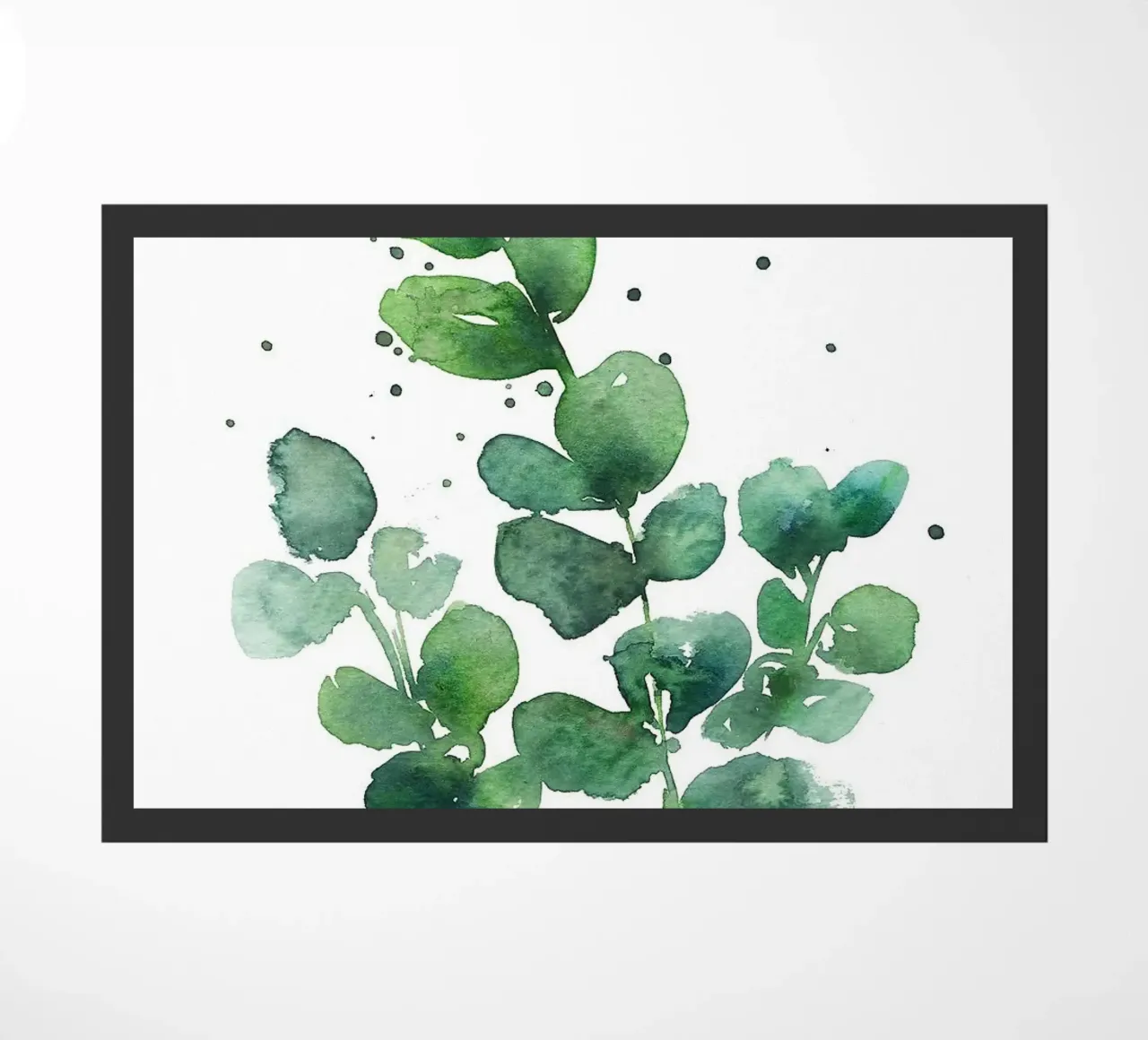 Arte botánico abstracto felpudo de Abstract Botanical Art