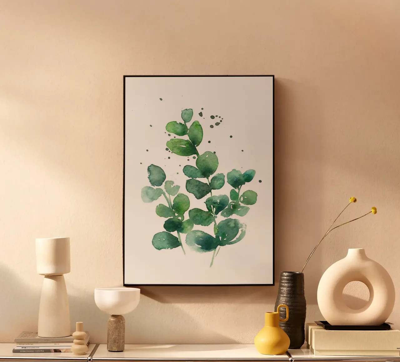 Arte botánico abstracto metacrilato de Abstract Botanical Art