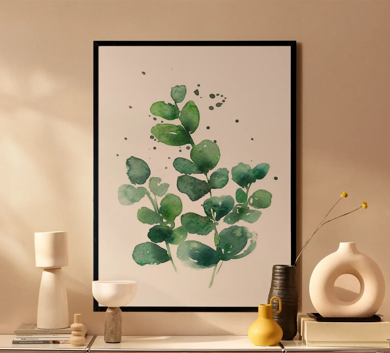 Abstracte botanische kunst hahnemühle van Abstract Botanical Art