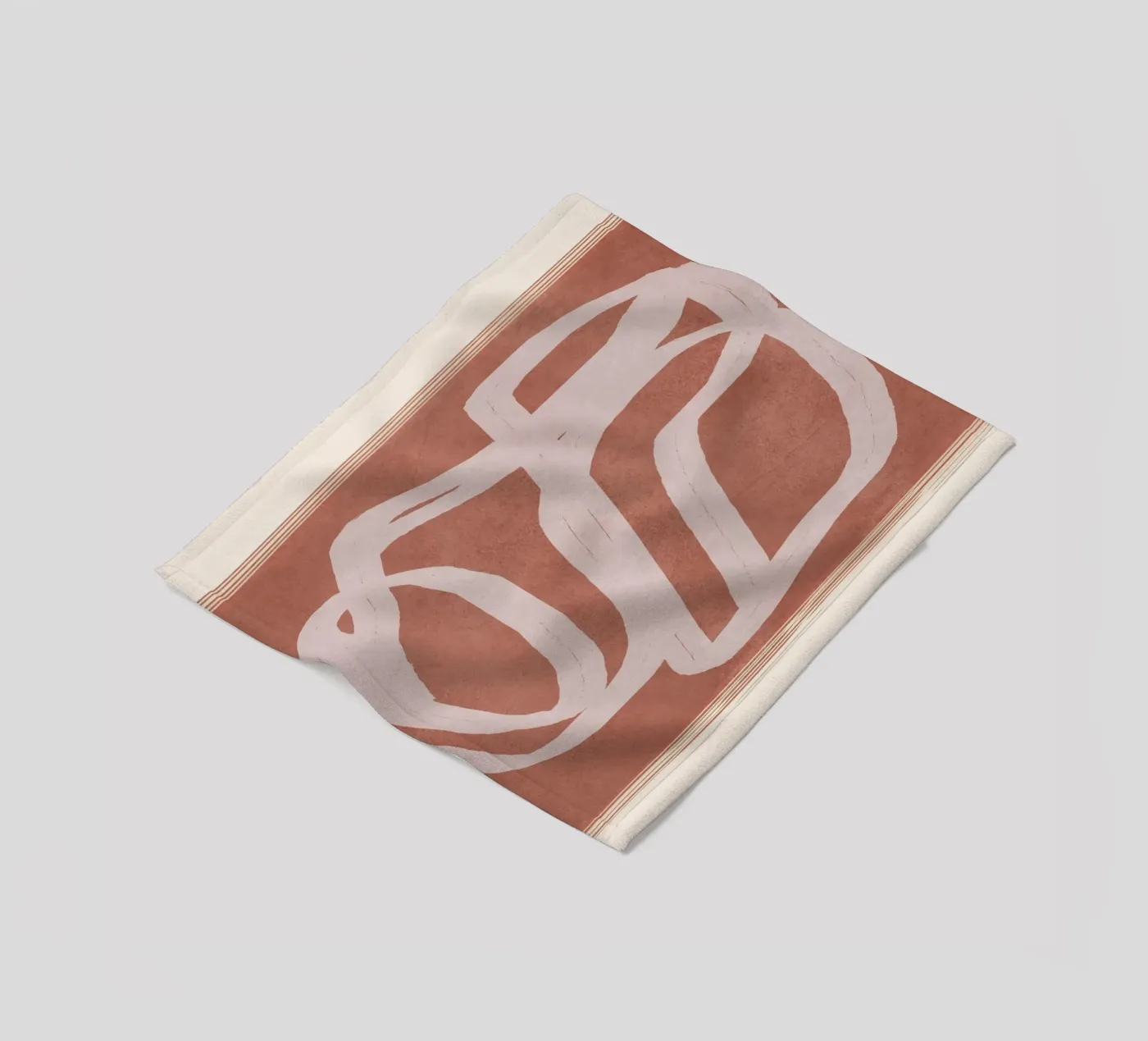 Abstract Flow III fleecedeken van Flow Line