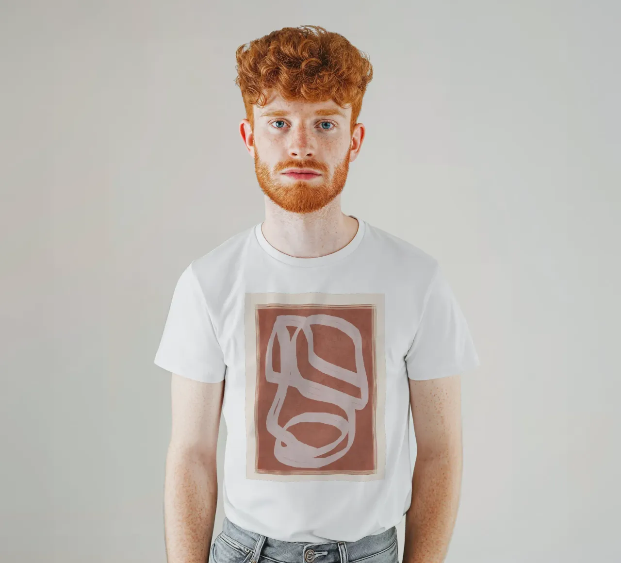 Abstract Flow III t-shirt van Flow Line