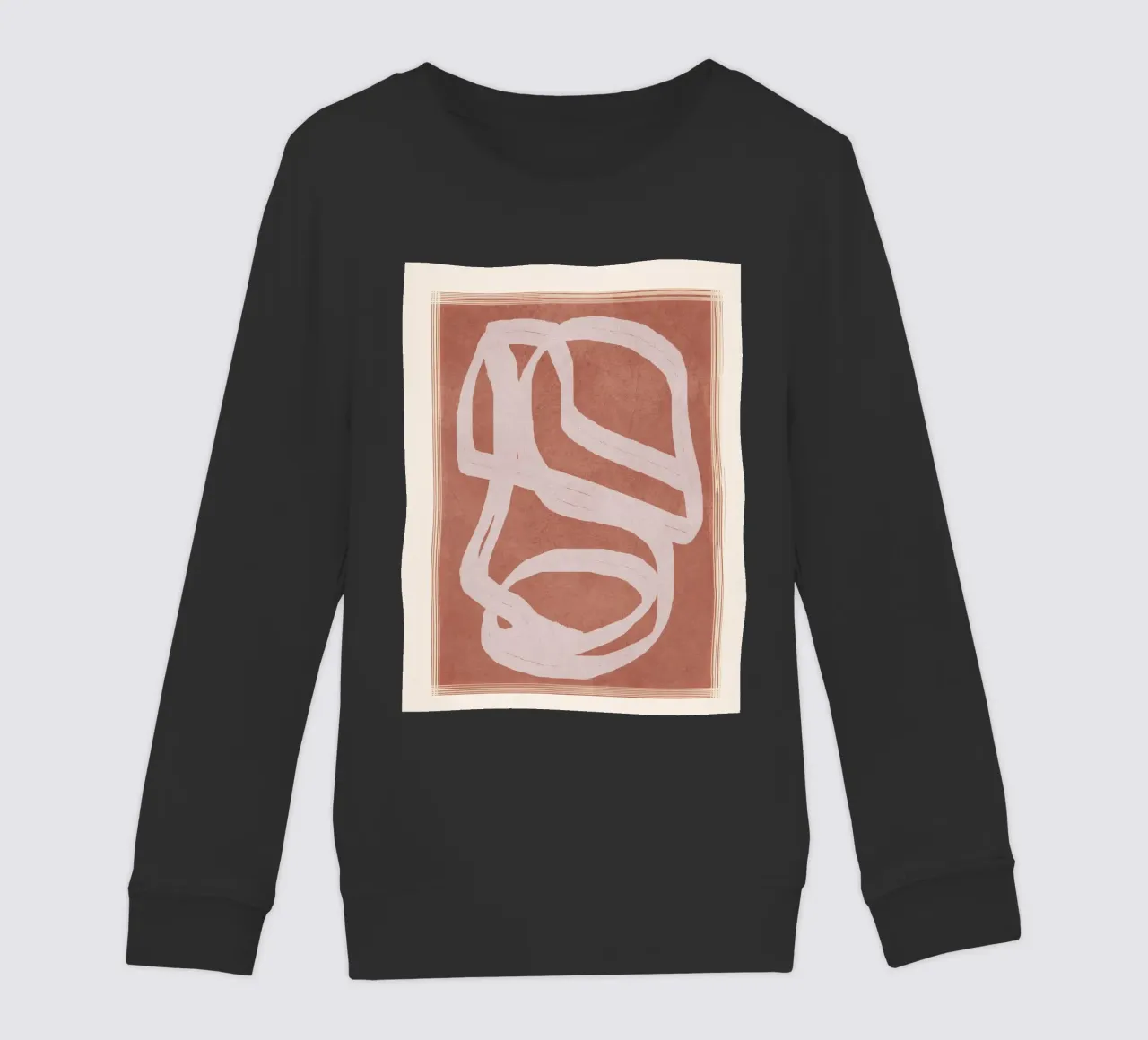 Abstract Flow III felpa bambino da Flow Line