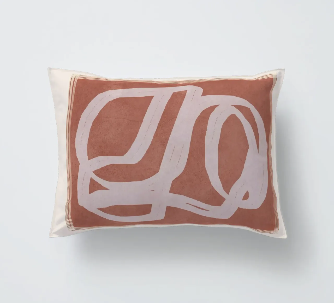 Abstract Flow III decorative cushion by Flow Line