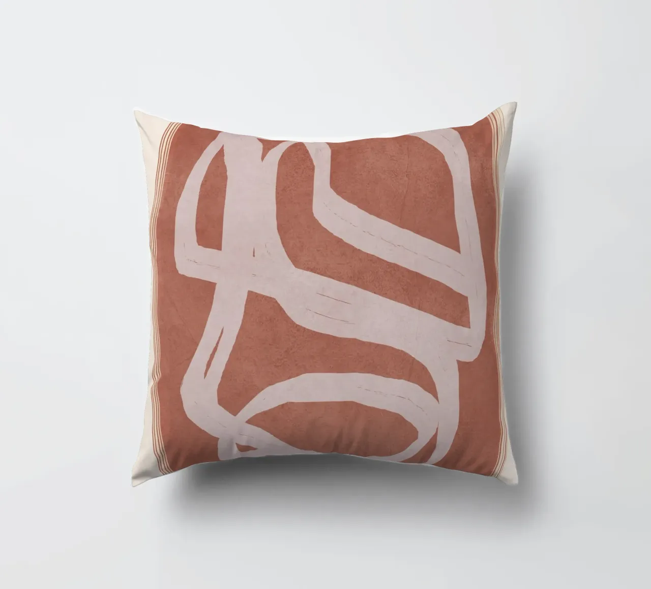 Abstract Flow III decorative cushion by Flow Line