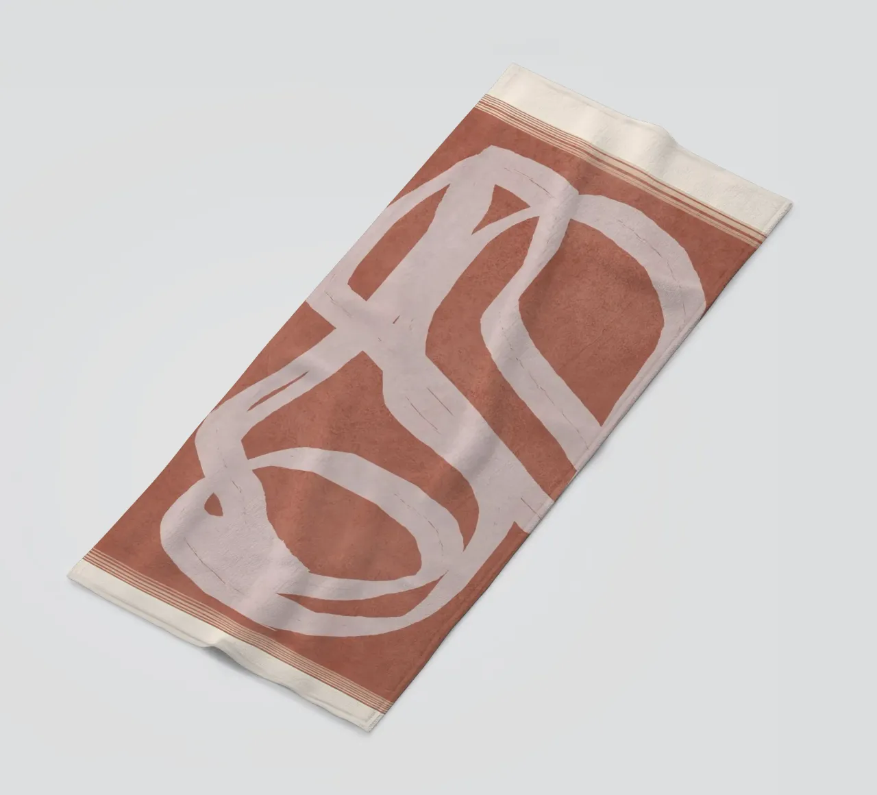 Abstract Flow III beach towel by Flow Line