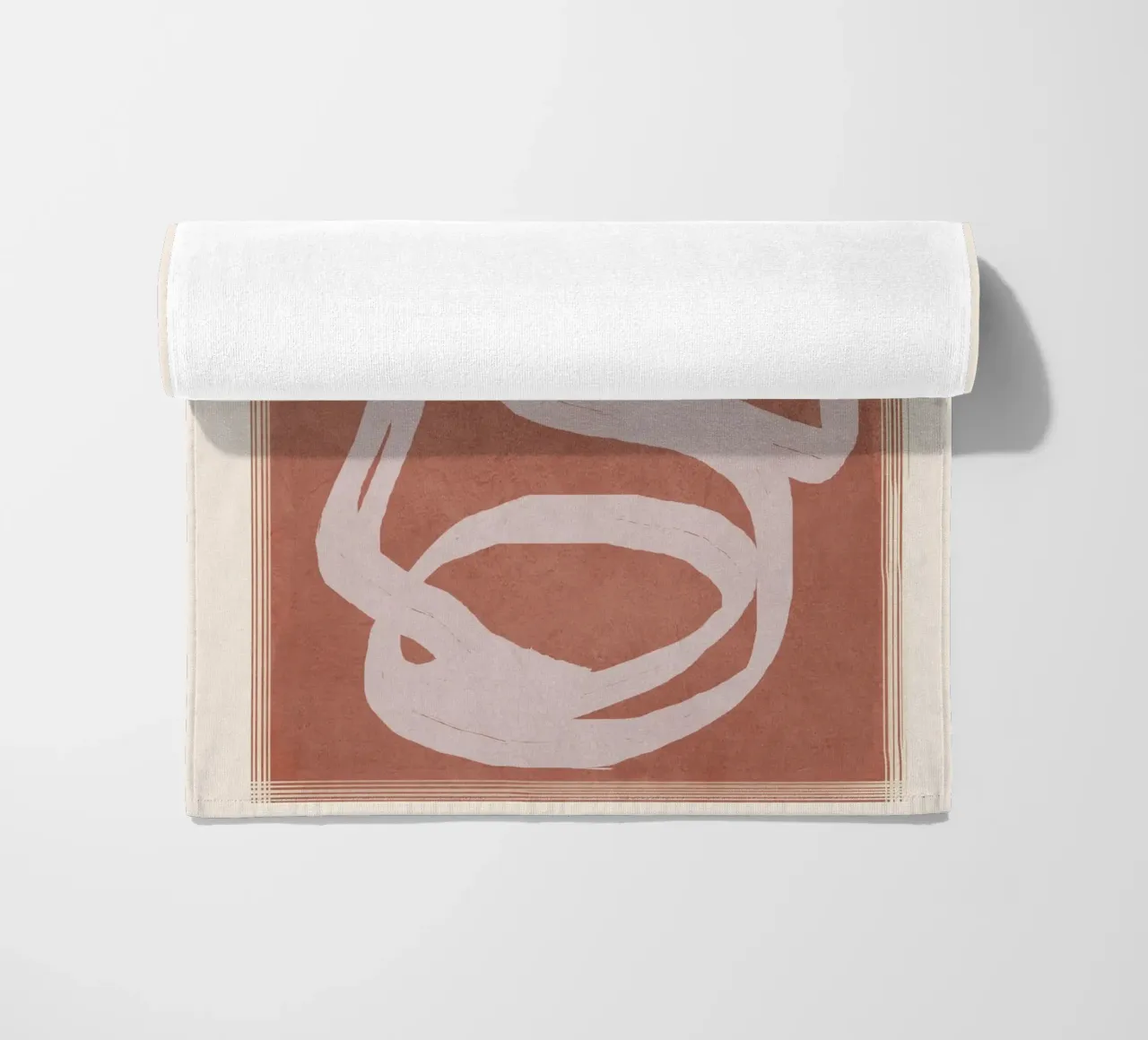Abstract Flow III beach towel by Flow Line