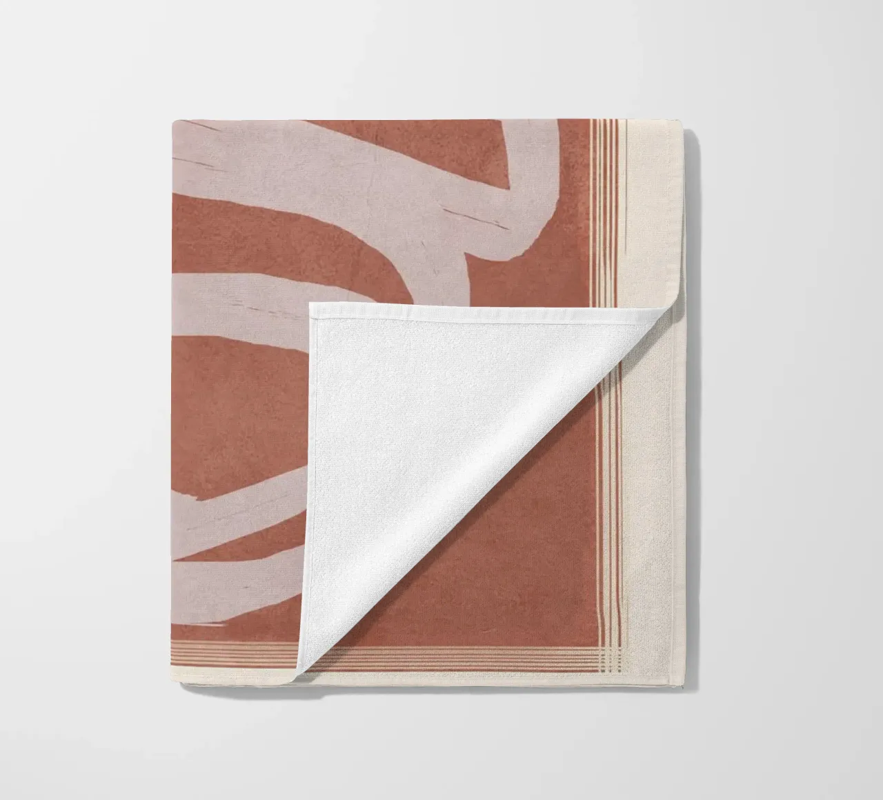 Abstract Flow III beach towel by Flow Line