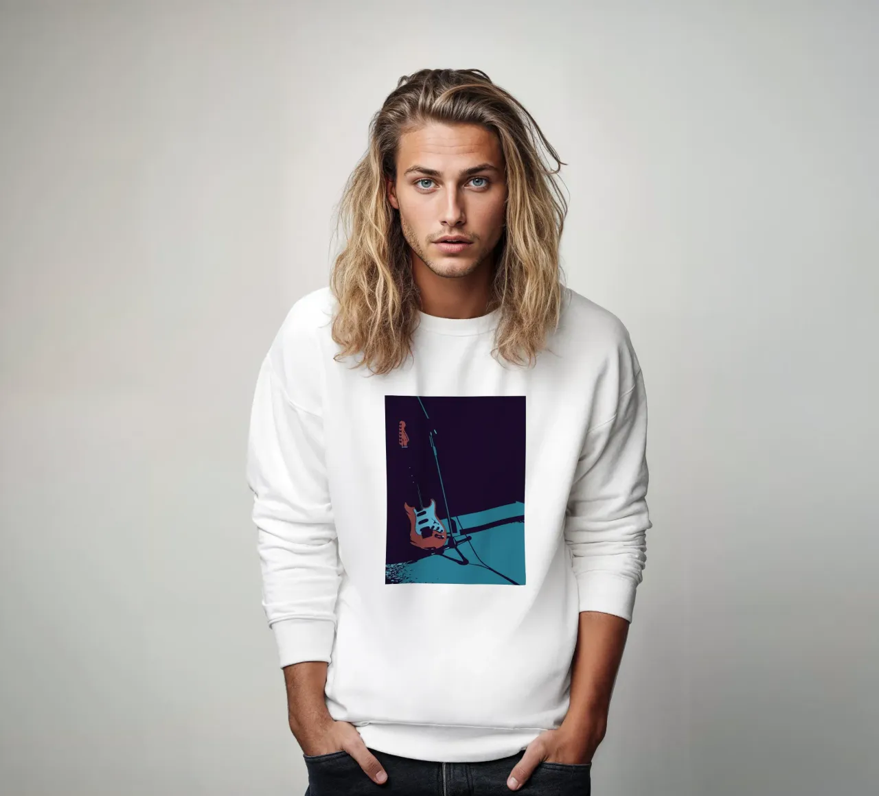Gitarre Sweatshirt von MUSIC EDITION