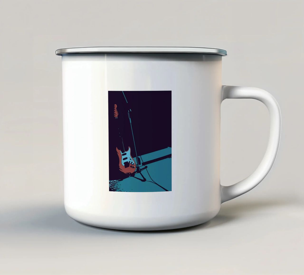 Chitarra tazza in smalto da MUSIC EDITION
