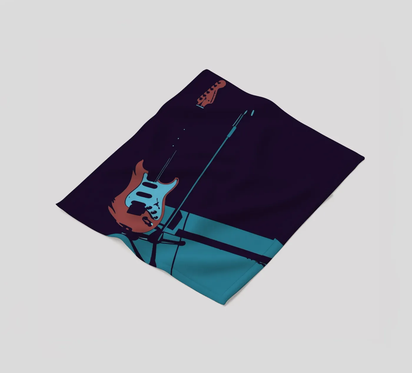 Gitarre Fleecedecke von MUSIC EDITION