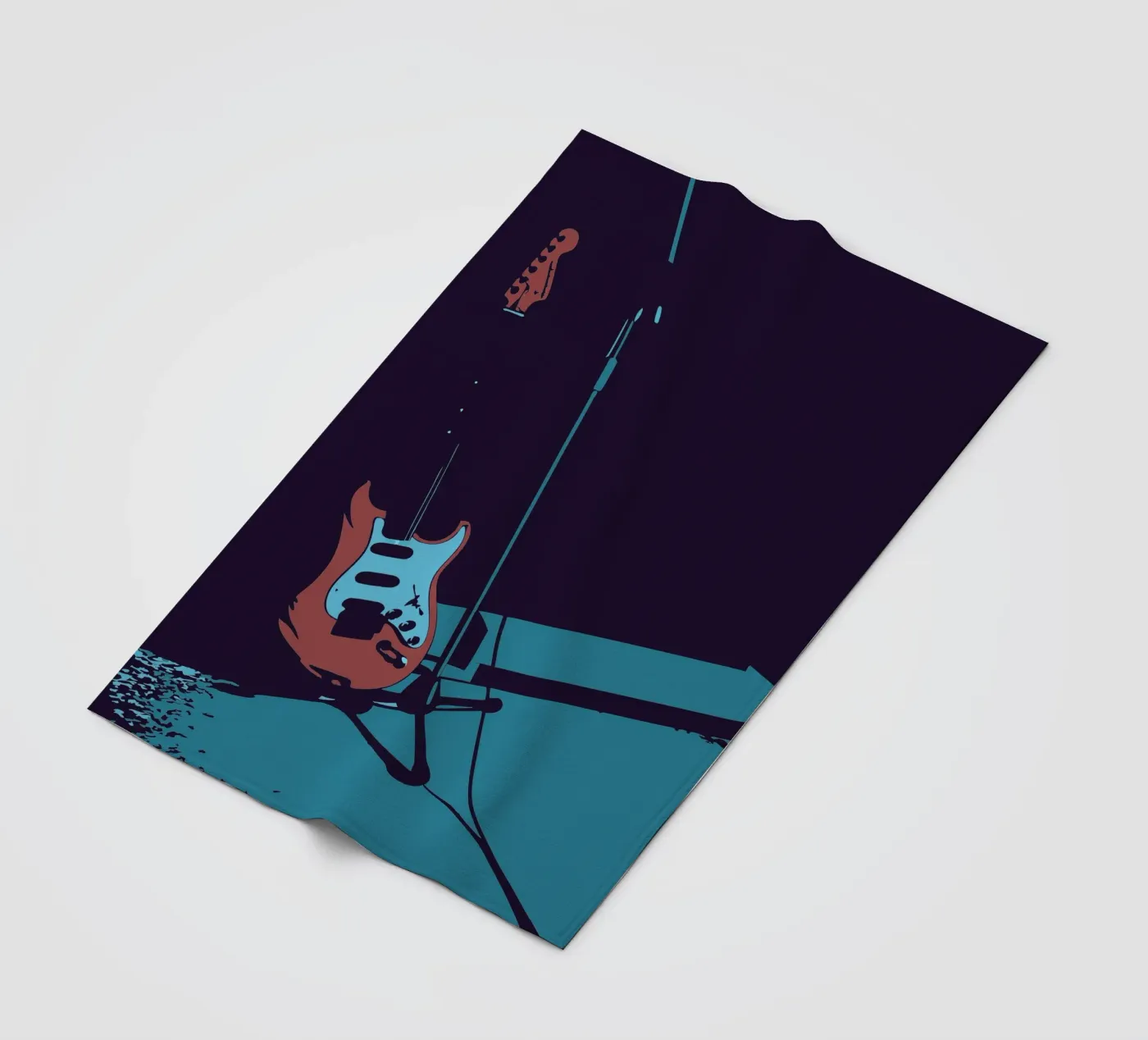 Gitarre Fleecedecke von MUSIC EDITION