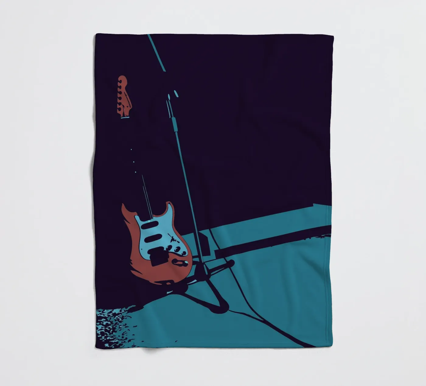 Gitarre Fleecedecke von MUSIC EDITION