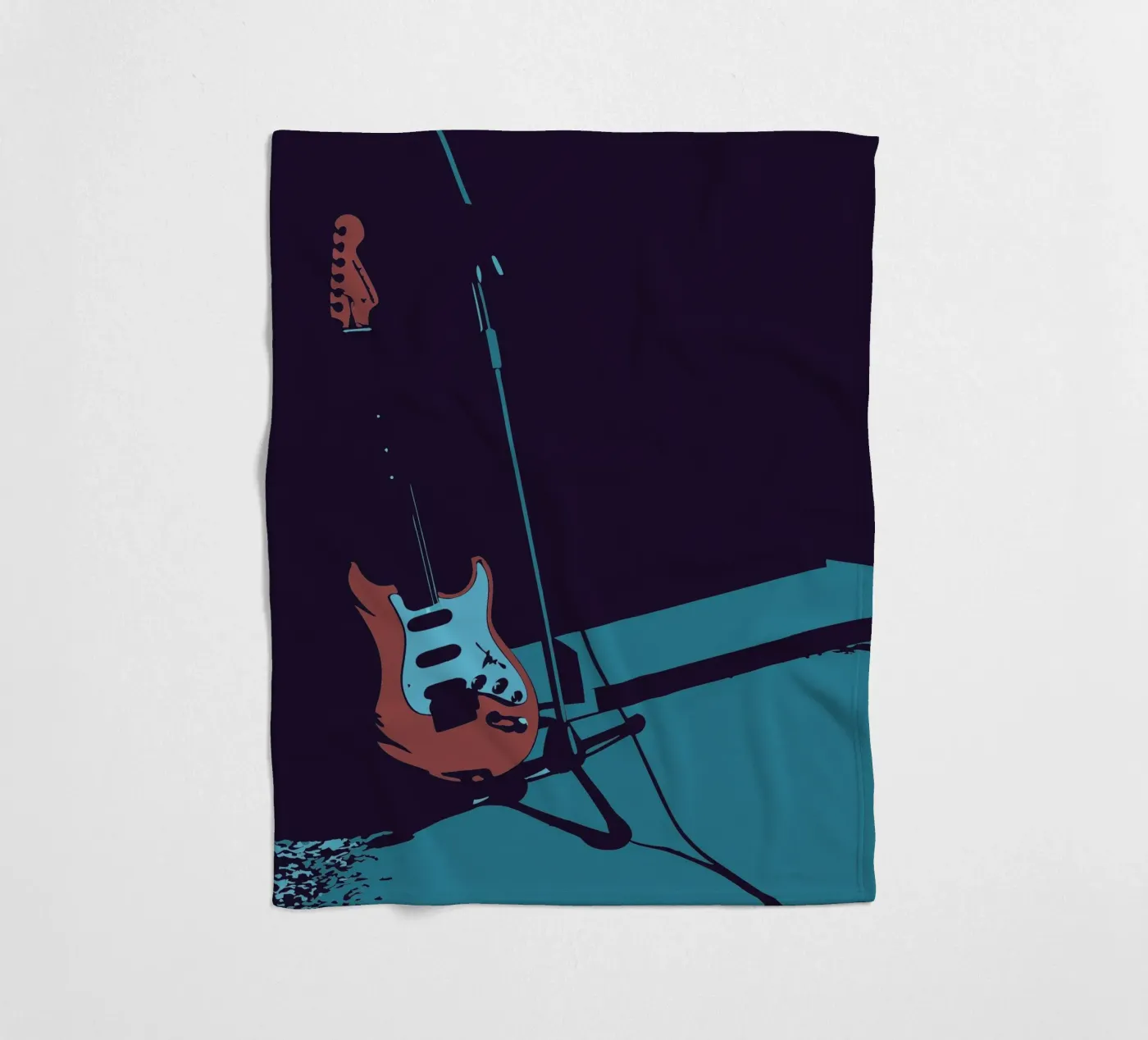 Gitarre Fleecedecke von MUSIC EDITION