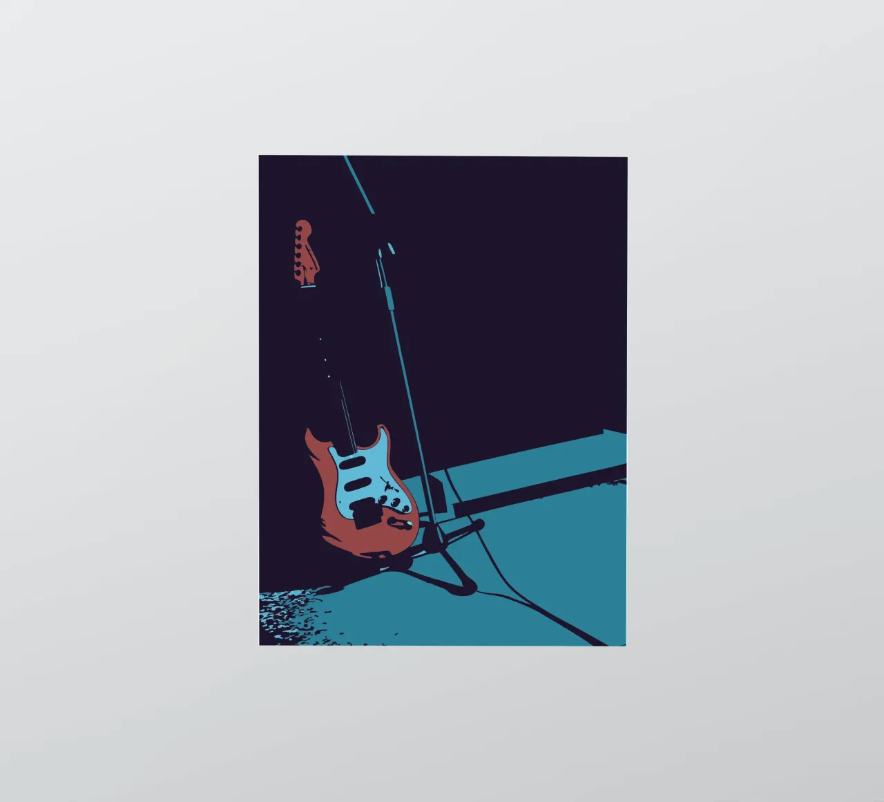 Guitare autocollant de MUSIC EDITION