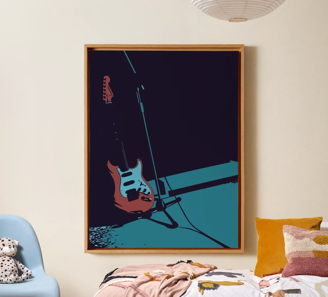 Chitarra tela con Cornice a cassetta da MUSIC EDITION