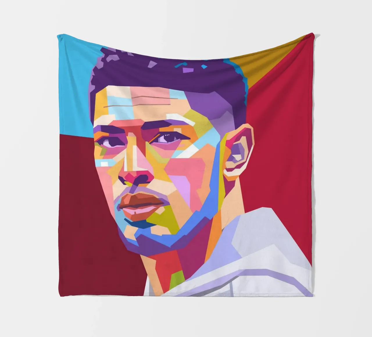 Calcio iconico-Jude Bellingham coperta in pile da Hantamrata
