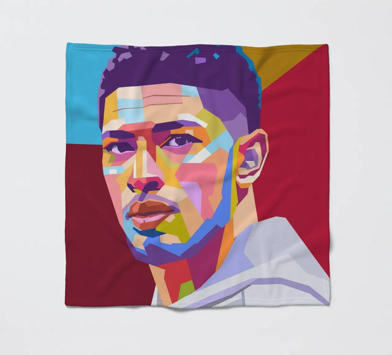 Calcio iconico-Jude Bellingham coperta in pile da Hantamrata