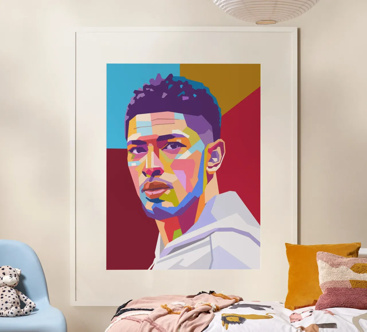 Iconic Football-Jude Bellingham poster by Hantamrata