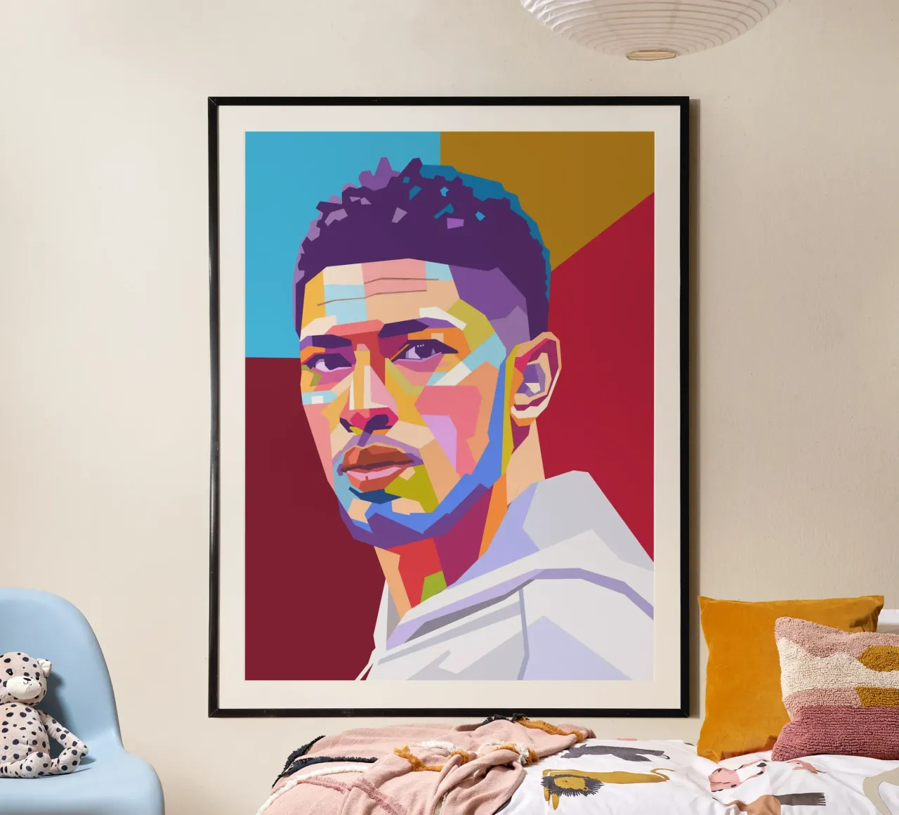 Iconic Football-Jude Bellingham poster by Hantamrata