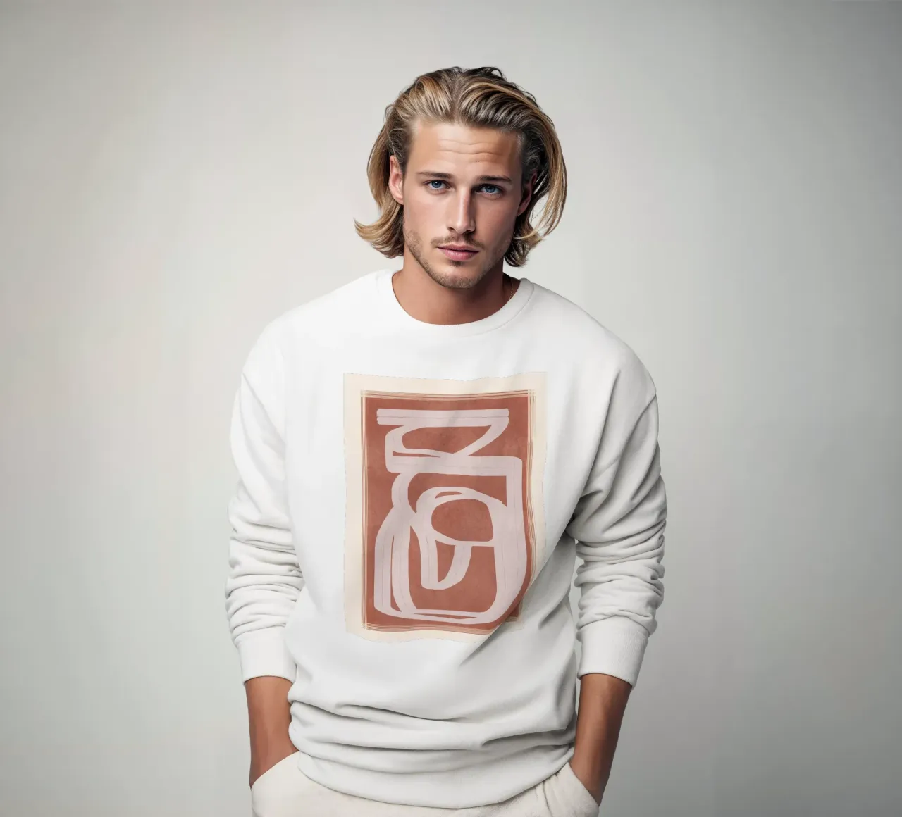 Abstract Flow IV Sweatshirt von Flow Line