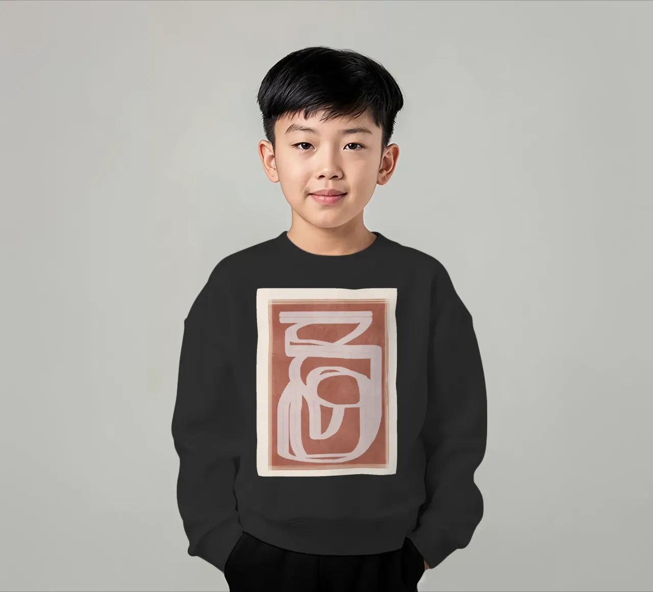 Abstract Flow IV felpa bambino da Flow Line