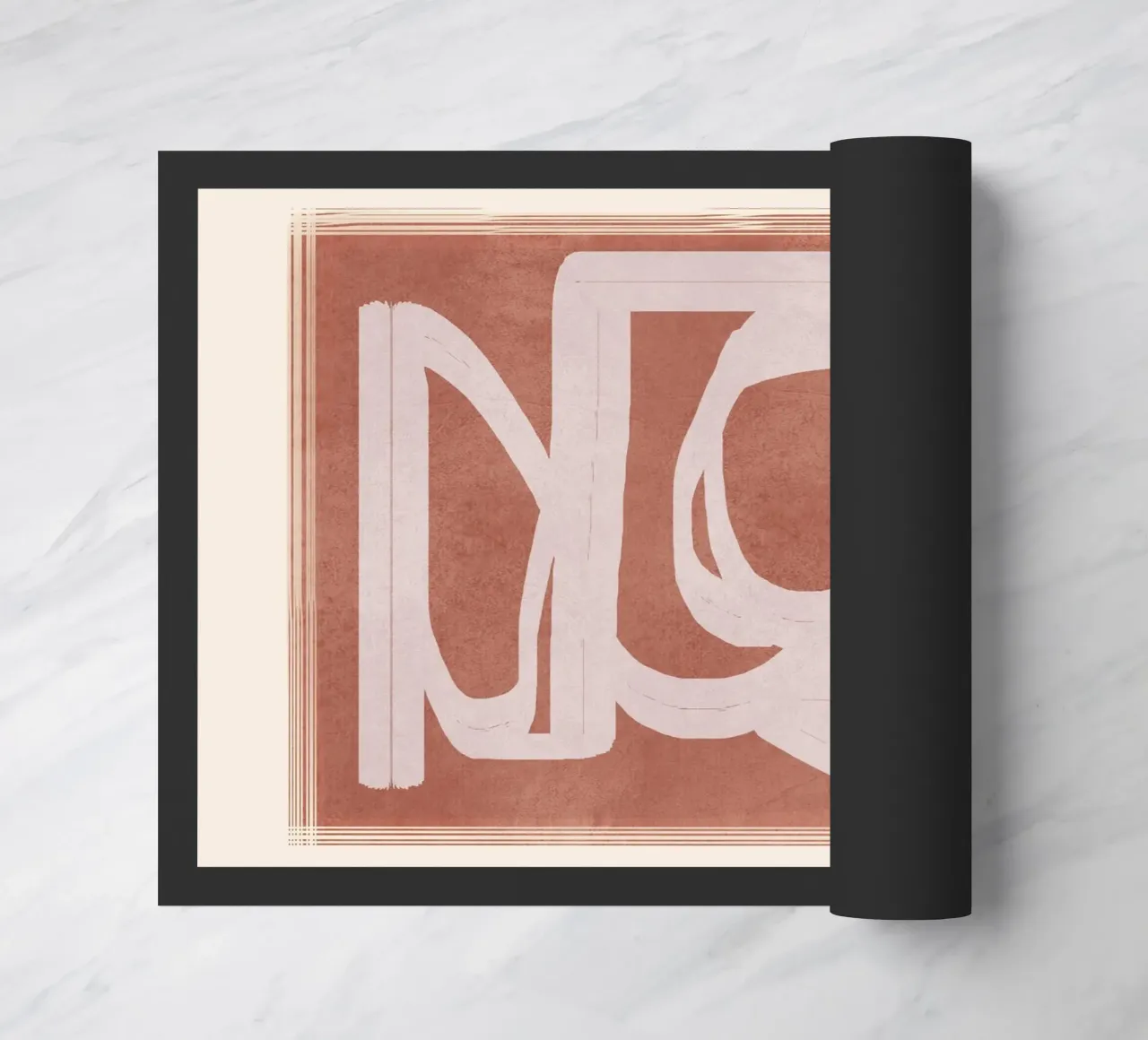Abstract Flow IV doormat by Flow Line