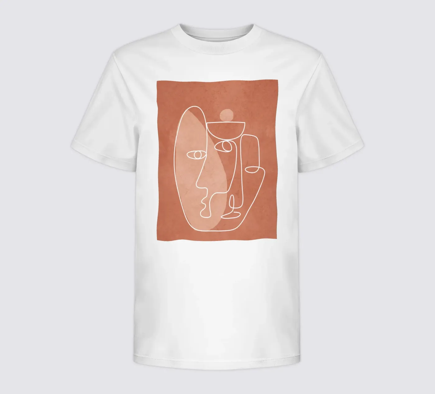 Faces 02 Kinder T-Shirt von Flow Line