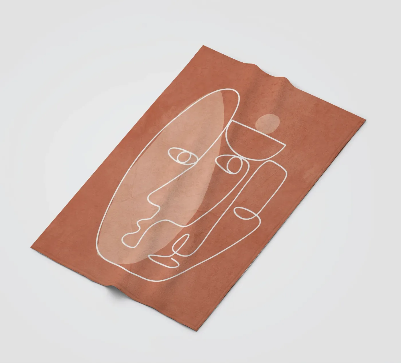 Faces 02 Fleecedecke von Flow Line