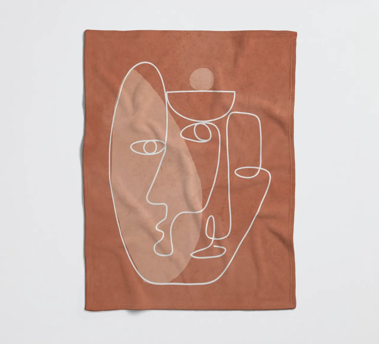 Faces 02 coperta in pile da Flow Line