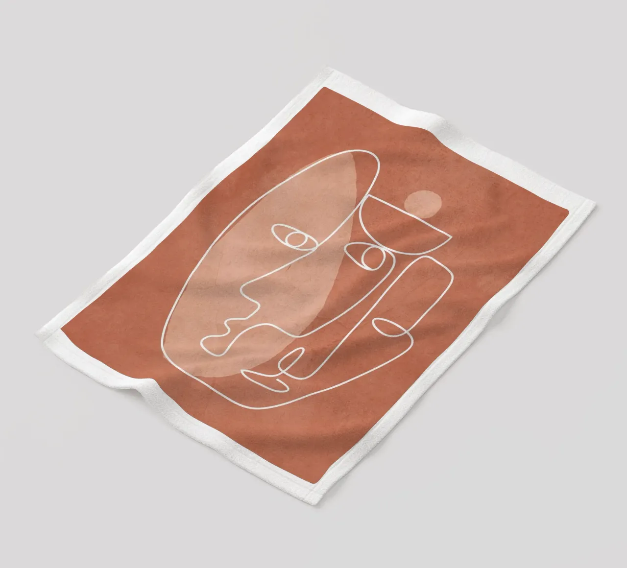 Faces 02 coperta in pile da Flow Line