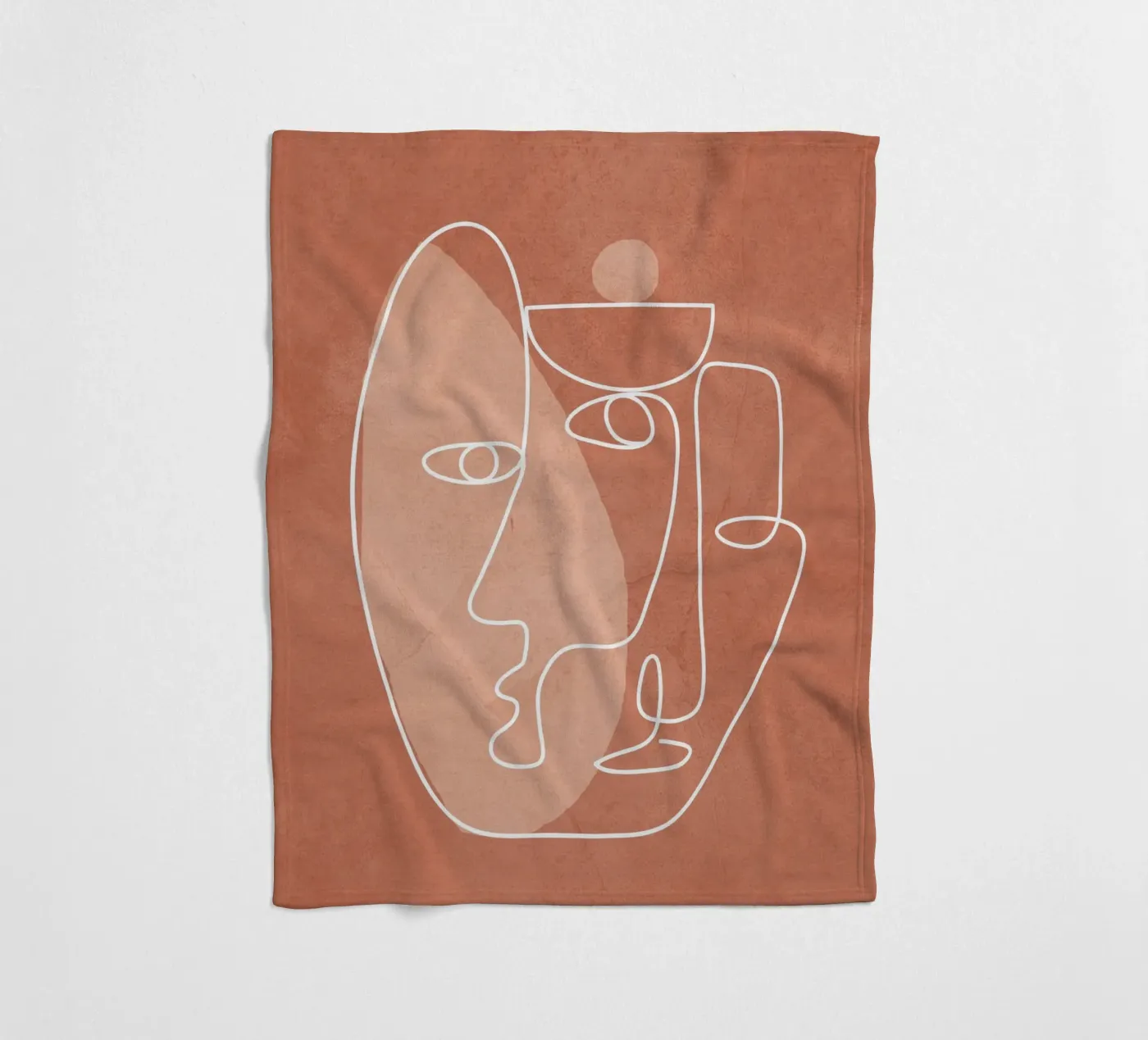 Faces 02 Fleecedecke von Flow Line