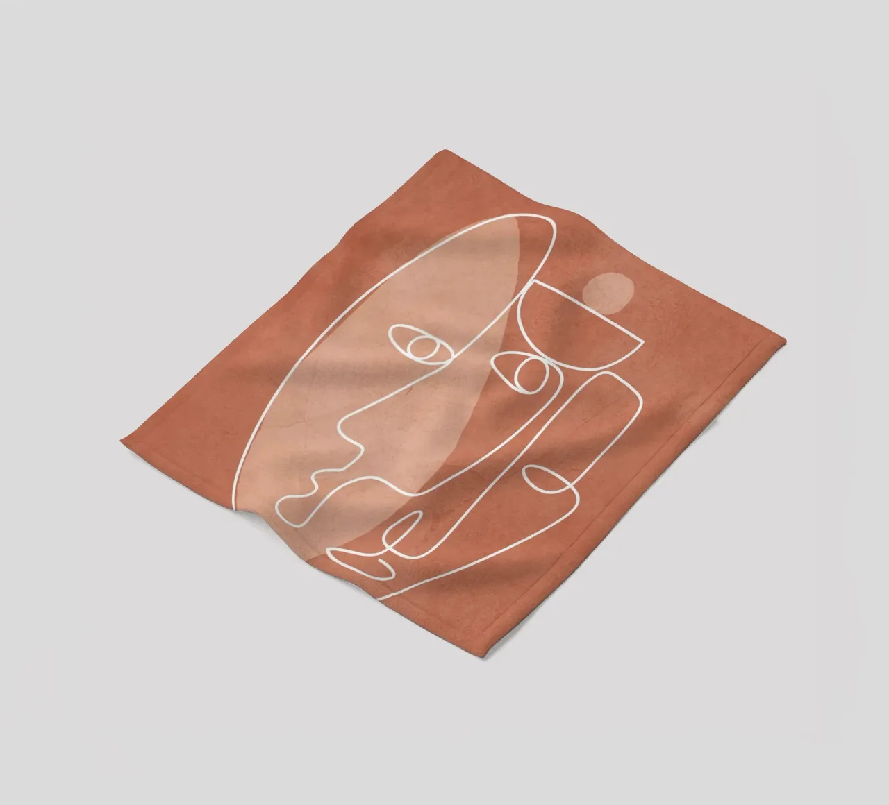 Faces 02 coperta in pile da Flow Line