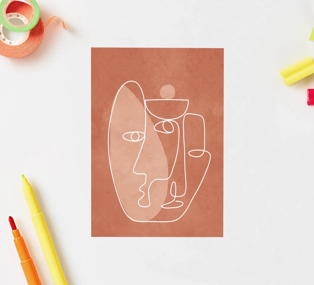 Faces 02 adesivo da Flow Line