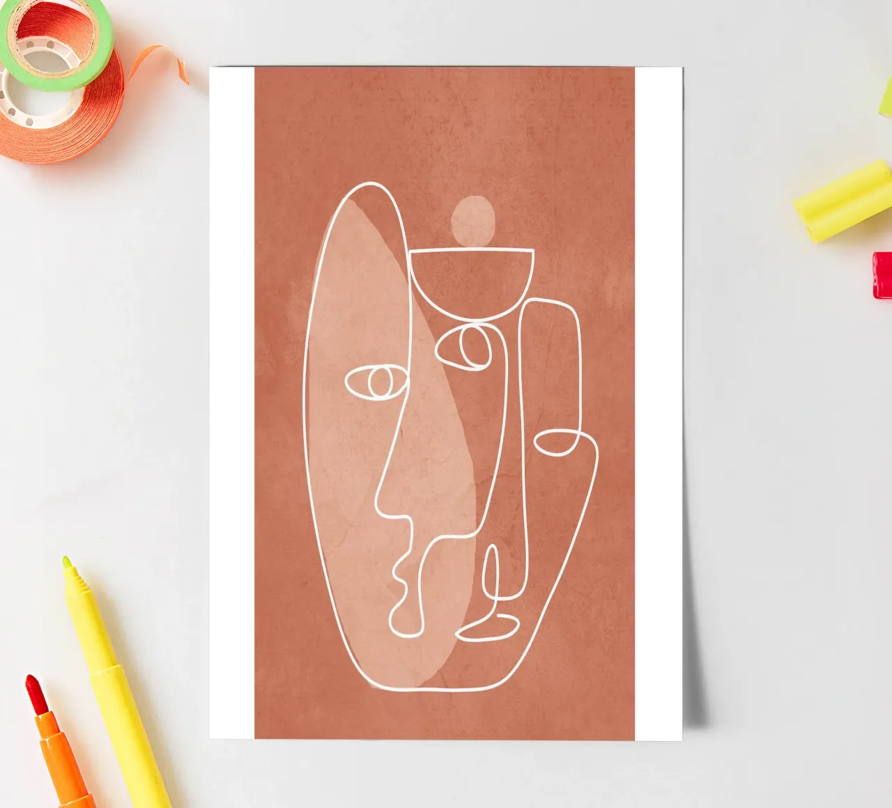 Faces 02 Stickerbogen von Flow Line