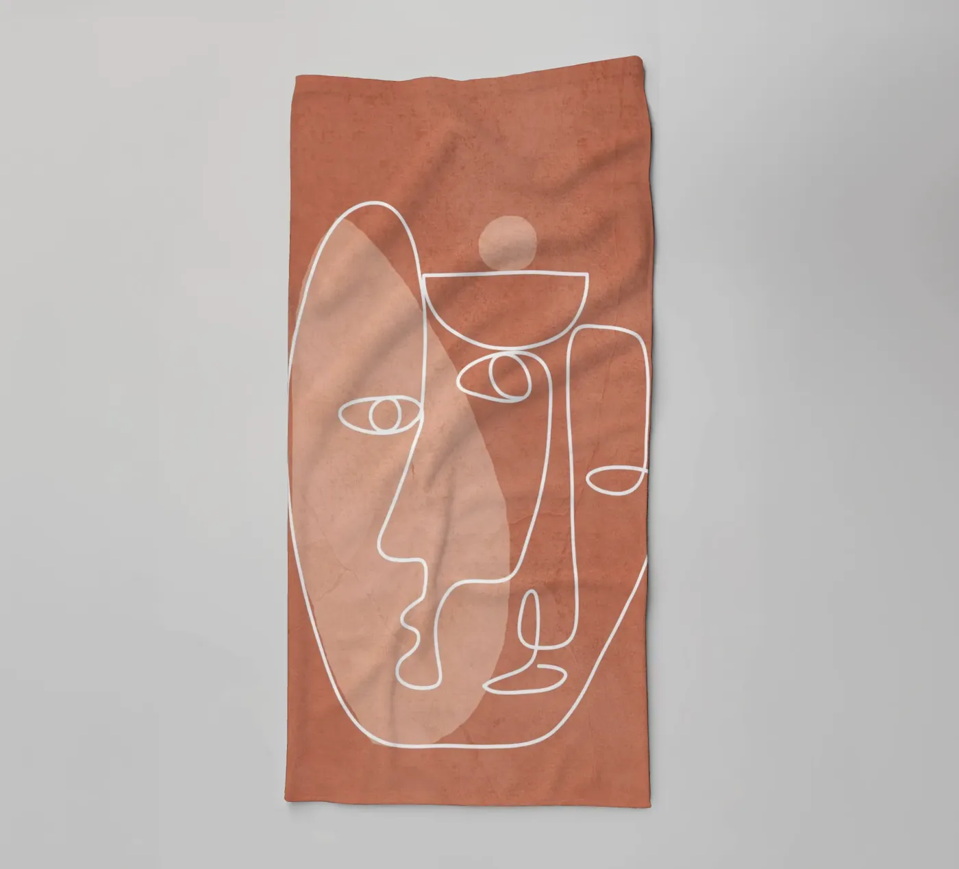 Faces 02 badhanddoek van Flow Line
